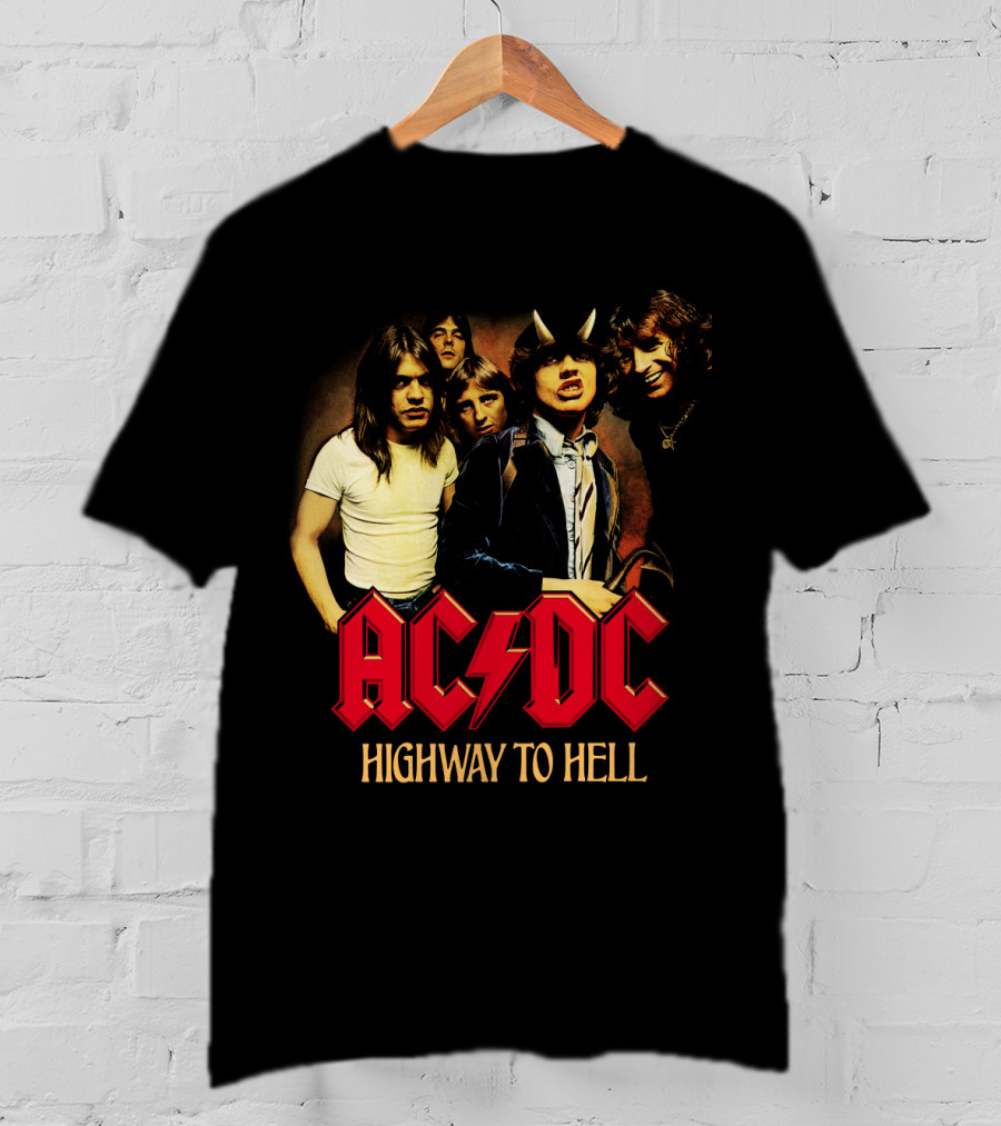 Acdc Highway To Hell Band Members T-Shirt