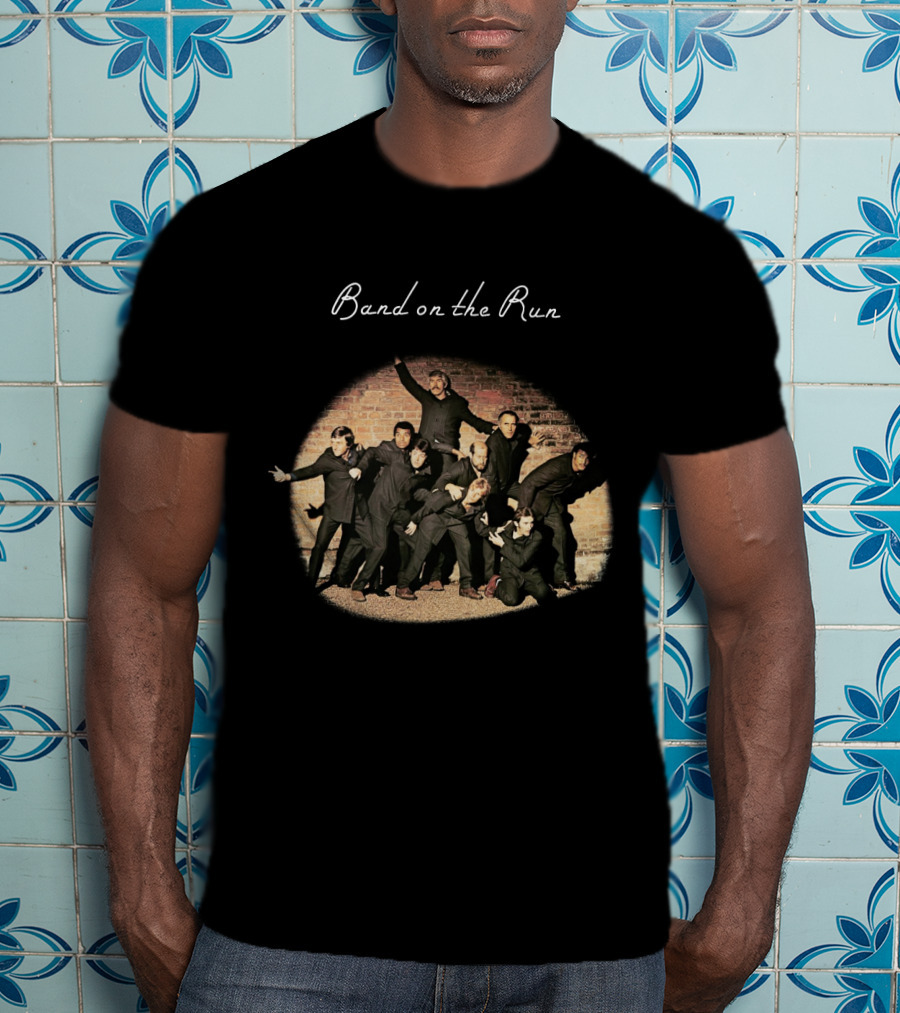 Band On The Run Album Cover Pose Iconic Photograph T-Shirt