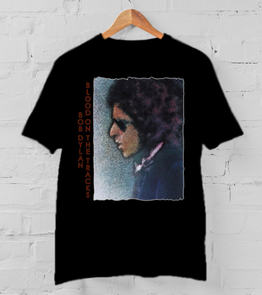 Bob Dylan Blood On The Tracks Album Cover T-Shirt