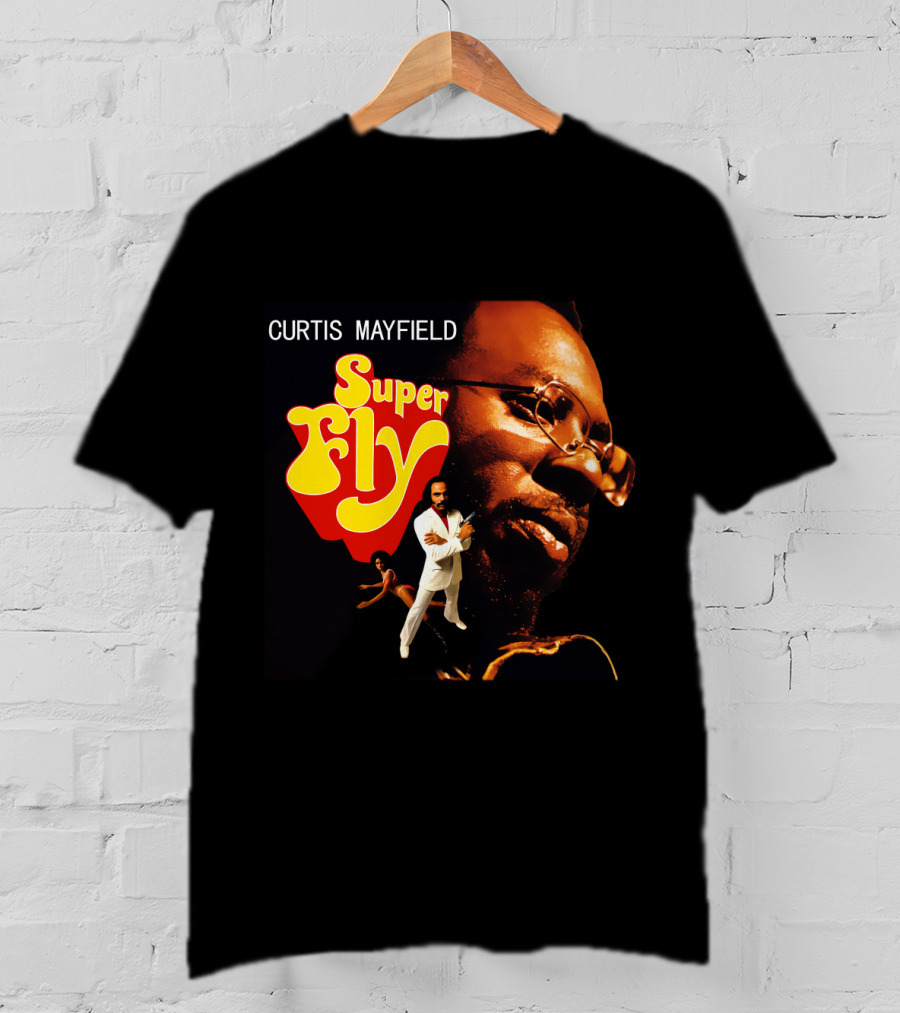 Curtis Mayfield Super Fly Classic Album Cover T-Shirt