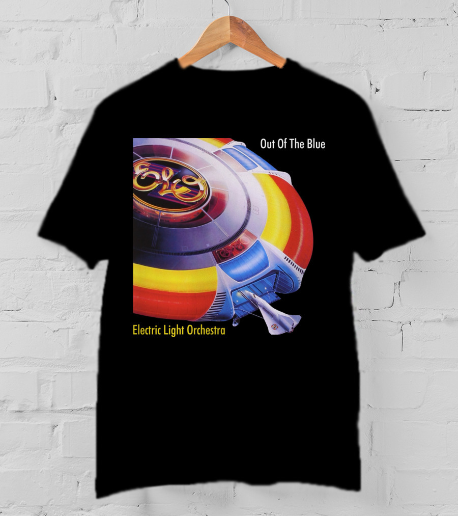 ELO Electric Light Orchestra Out Of The Blue Spaceship T-Shirt
