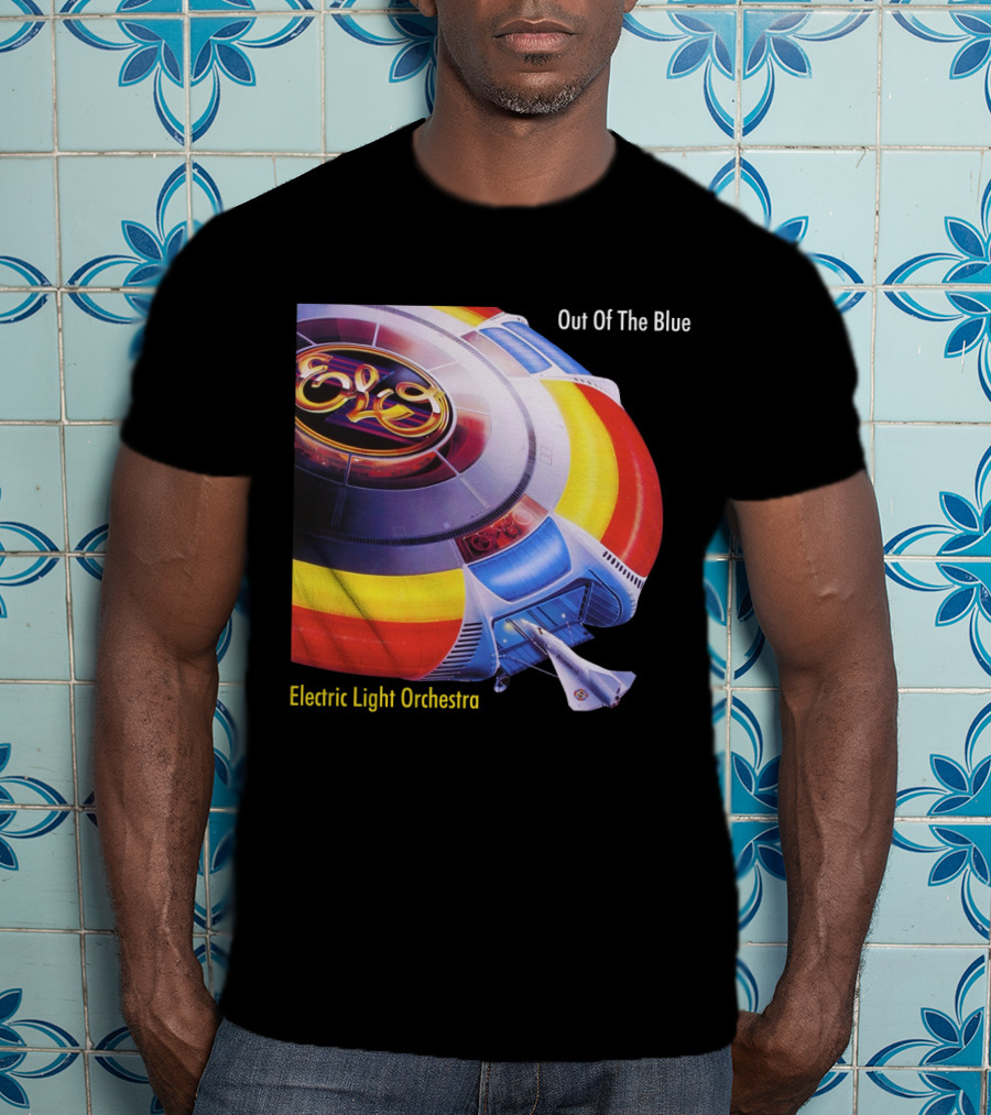 ELO Electric Light Orchestra Out Of The Blue Spaceship T-Shirt