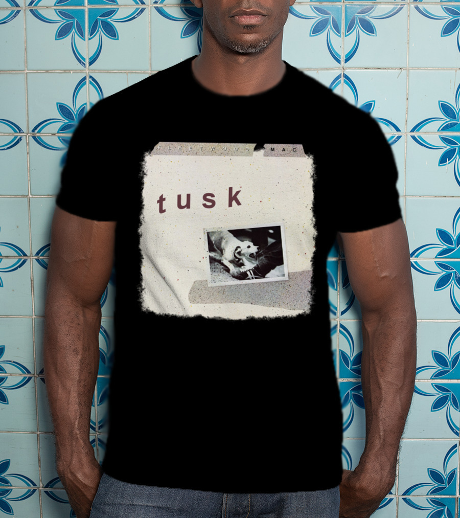 Fleetwood Mac Tusk Album Dog Photo Cover T-Shirt