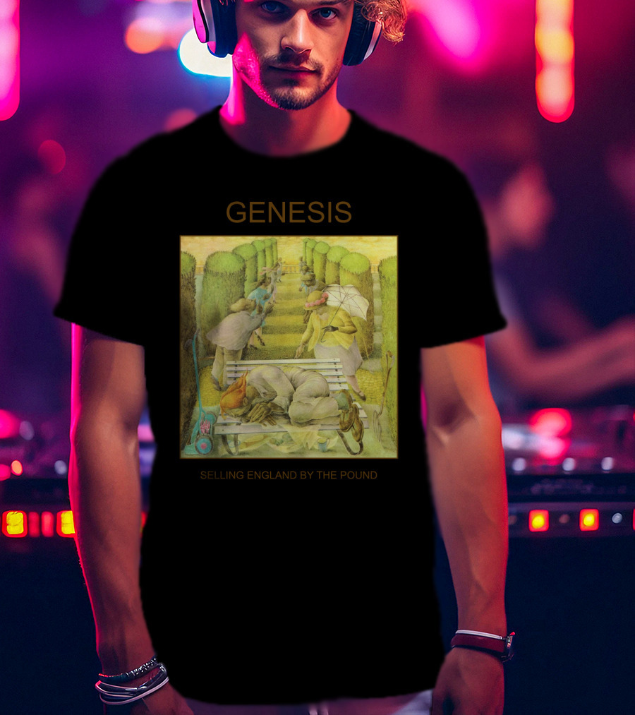Genesis Selling England By The Pound Vintage Album Cover Art T-Shirt