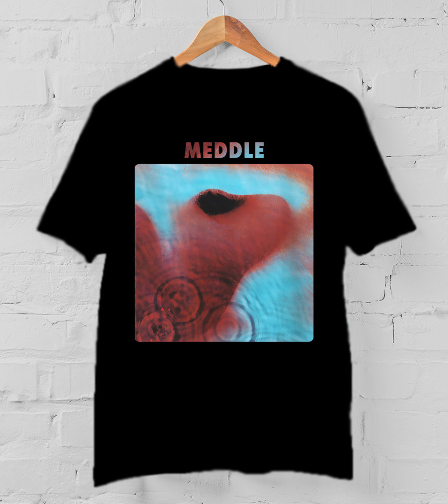Meddle Pink Floyd 1971 Album Cover Art Ripples And Ear Theme T-Shirt