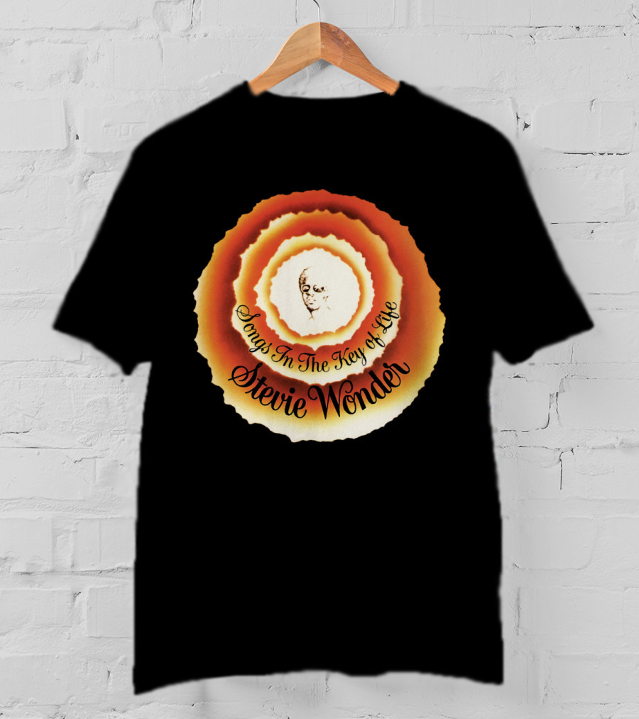 Stevie Wonder Songs In The Key Of Life Vintage Circular T-Shirt