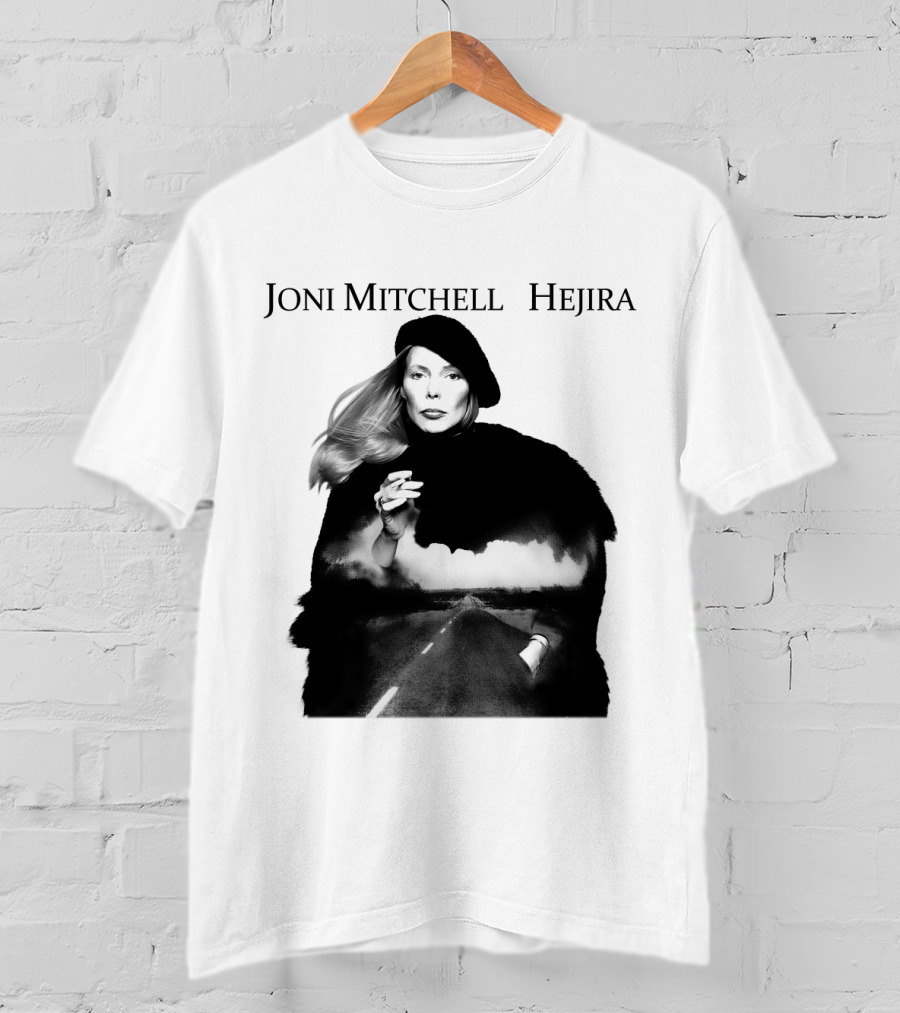 Joni Mitchell Hejira Album Cover Road T-Shirt
