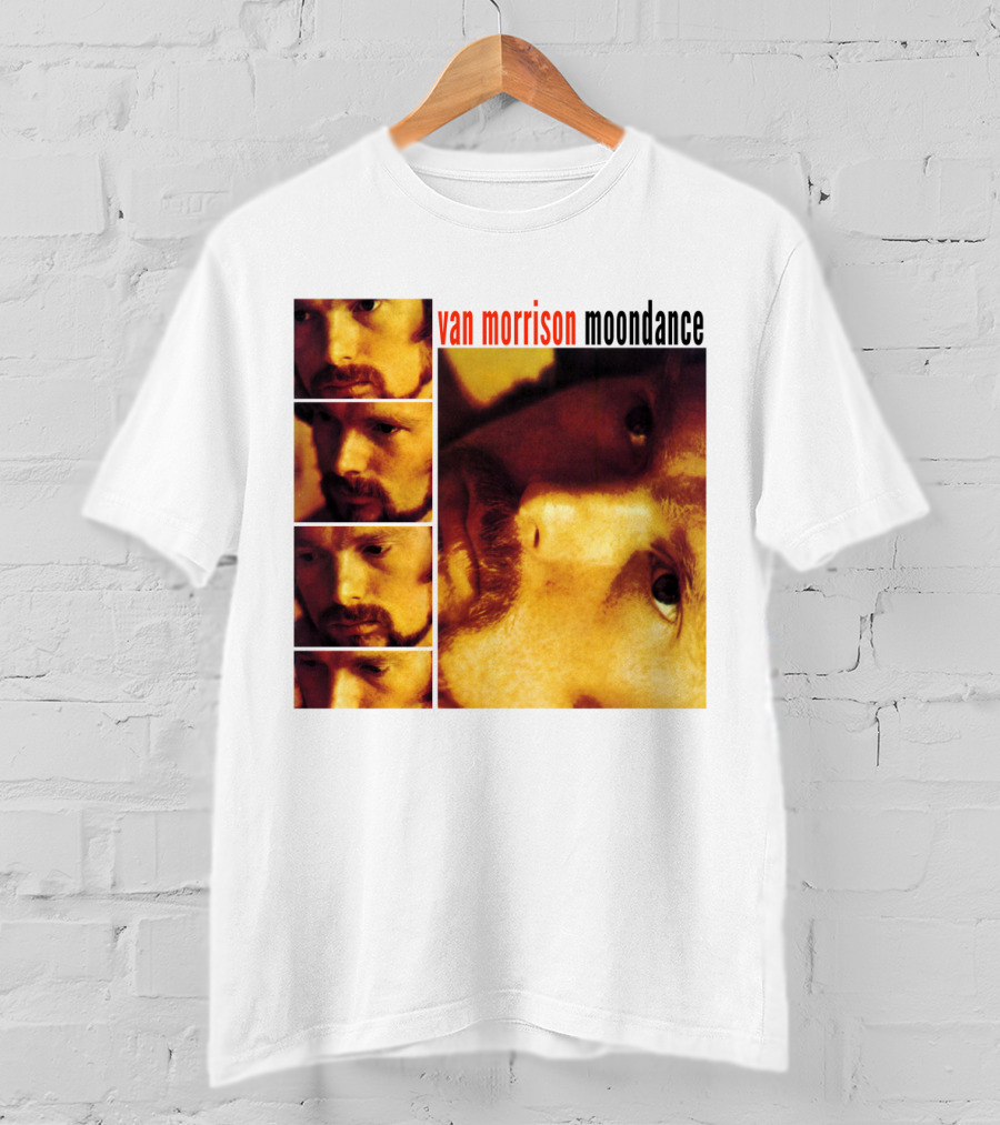 Van Morrison Moondance 1970 Album Cover T-Shirt