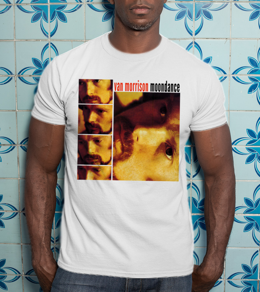 Van Morrison Moondance 1970 Album Cover T-Shirt