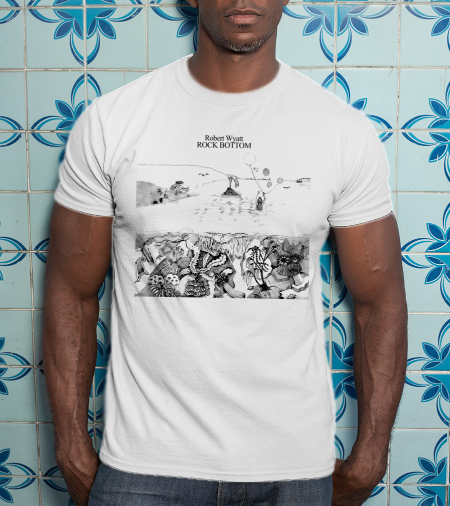 Robert Wyatt Rock Bottom Album Cover T-Shirt