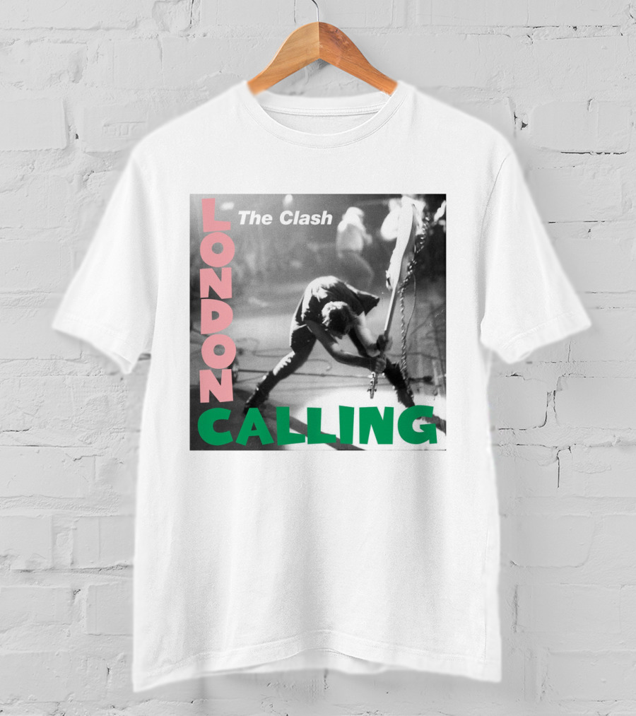 The Clash London Calling Iconic Album Cover Punk Rock Legends T-Shirt