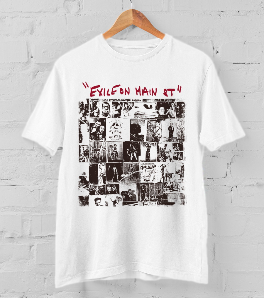 Exile On Main St Collage By The Rolling Stones T-Shirt