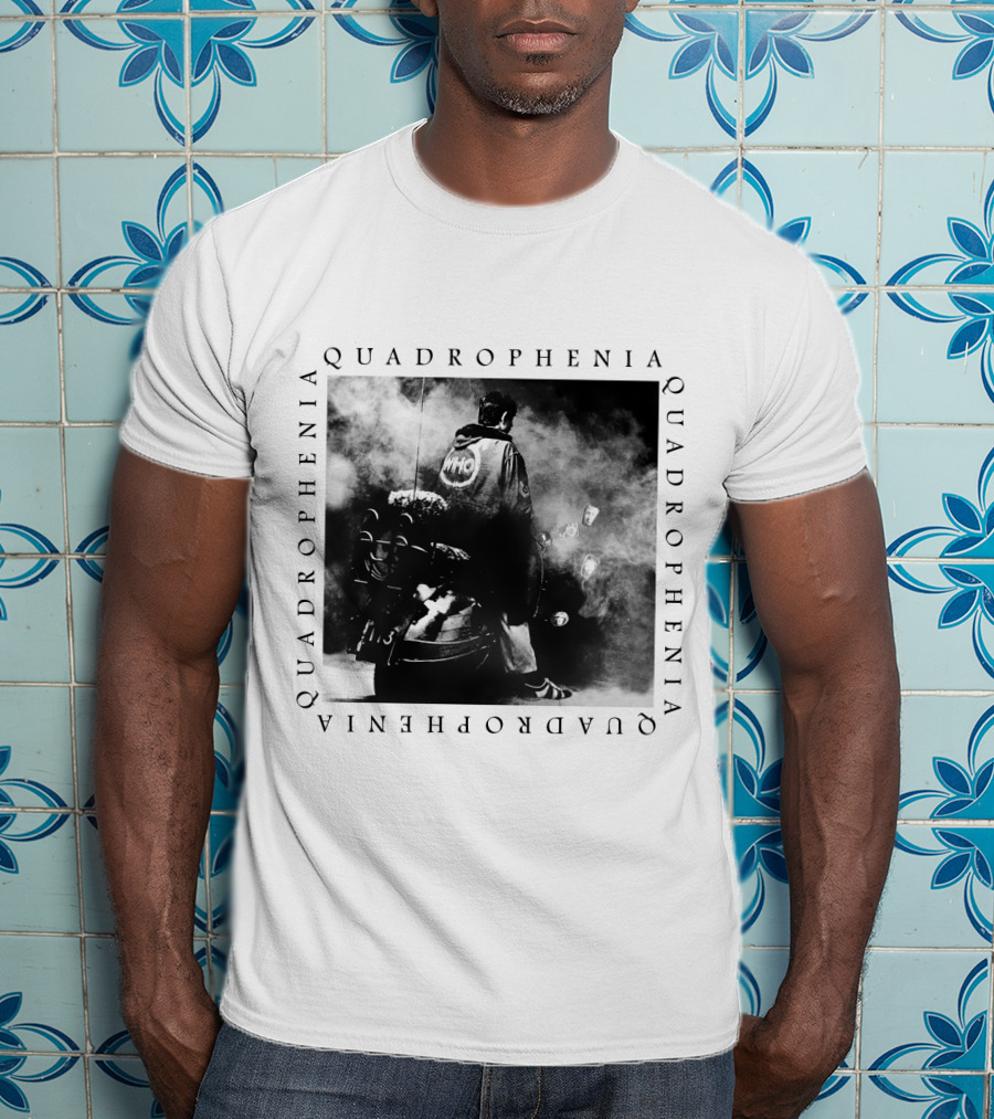 Quadrophenia The Who Motorcycle Jacket Smoke Image T-Shirt