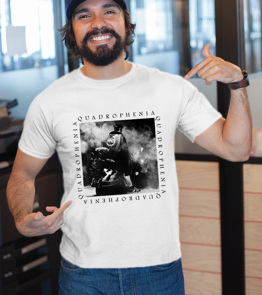 Quadrophenia The Who Motorcycle Jacket Smoke Image T-Shirt