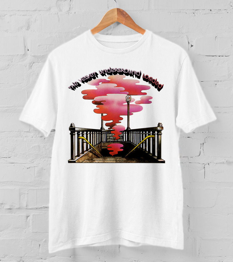 The Velvet Underground Loaded 1970 Album Subway Artwork Junction Brooklyn Uptown Via 8th Avenue Station T-Shirt