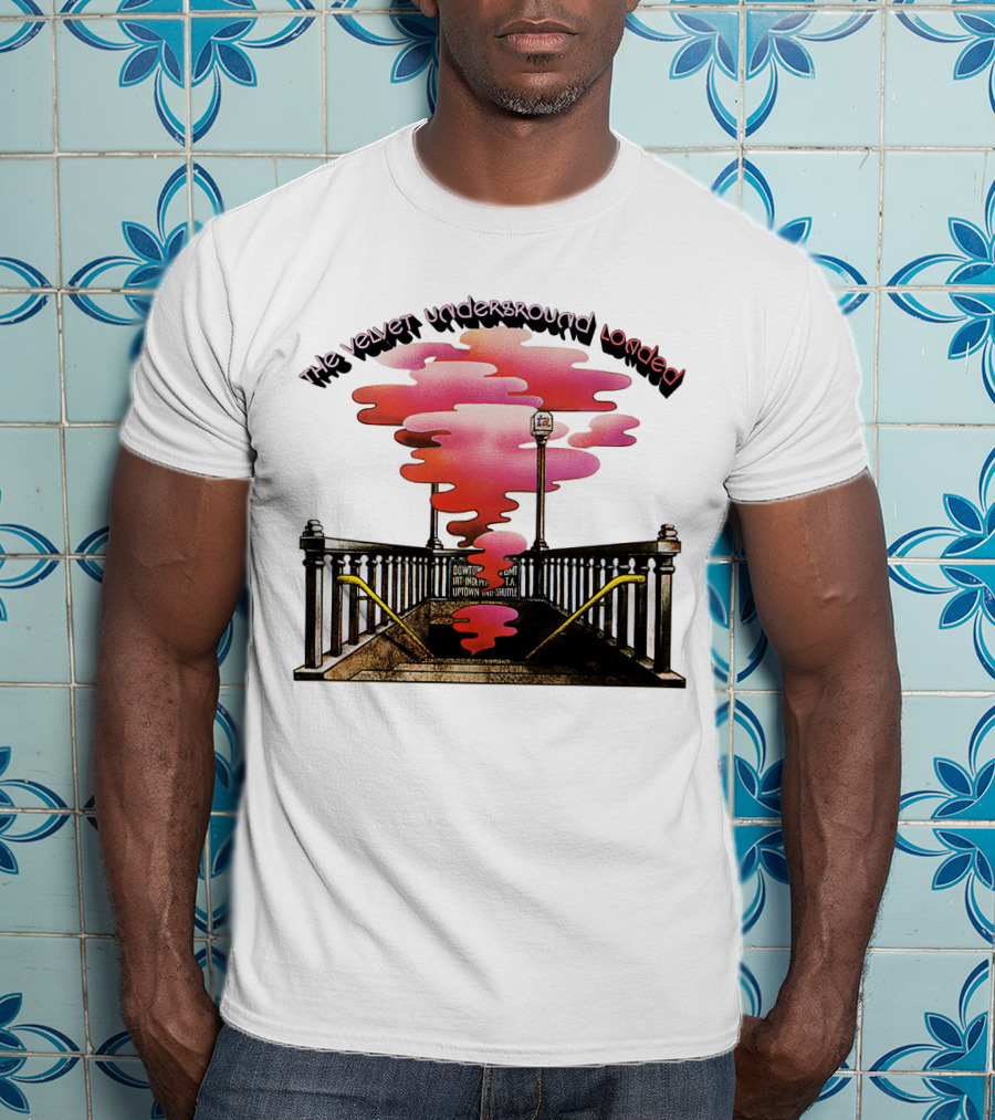 The Velvet Underground Loaded 1970 Album Subway Artwork Junction Brooklyn Uptown Via 8th Avenue Station T-Shirt