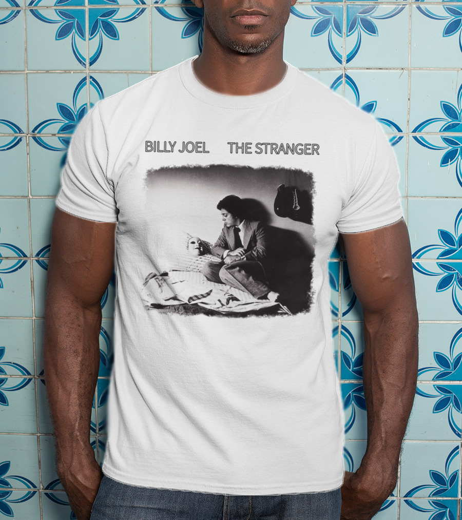 Billy Joel The Stranger Album Cover Sitting On Bed With Mask T-Shirt