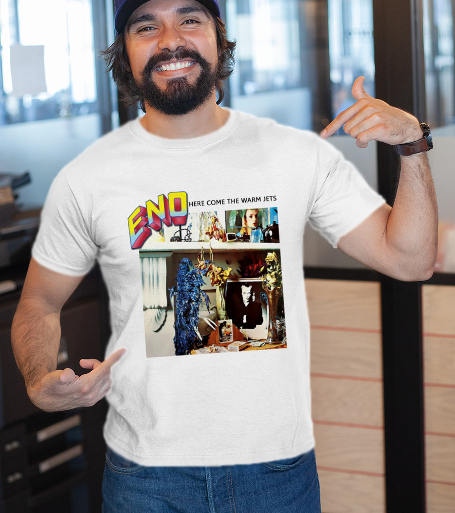 ENO Here Come The Warm Jets Vibrant Album Imagery T-Shirt