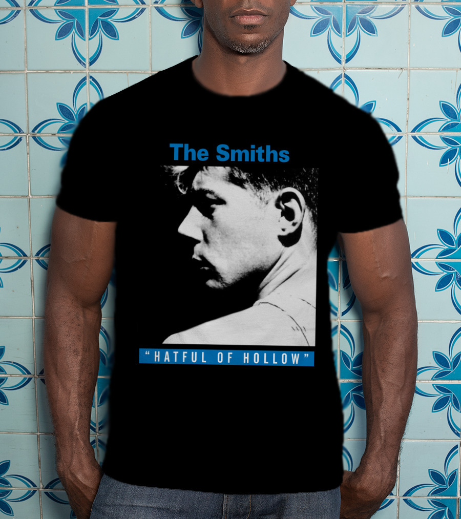 The Smiths Hatful Of Hollow Black And White Profile T-Shirt