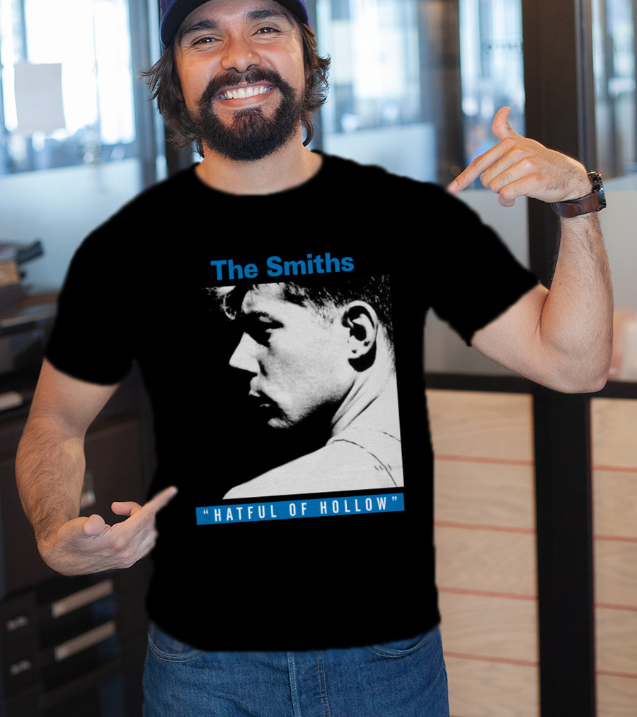 The Smiths Hatful Of Hollow Black And White Profile T-Shirt