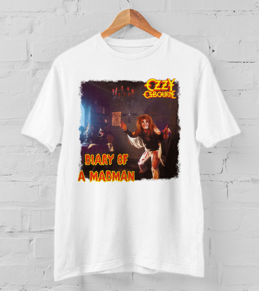 Ozzy Osbourne Diary Of A Madman Album Cover T-Shirt