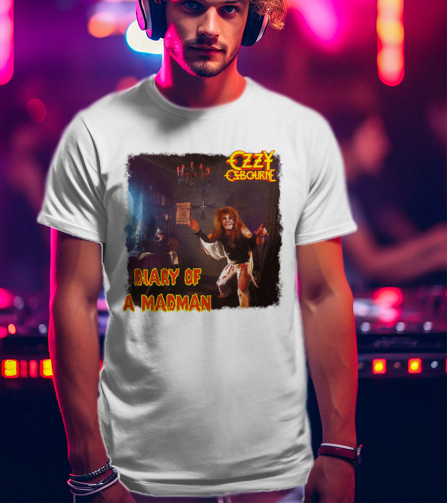 Ozzy Osbourne Diary Of A Madman Album Cover T-Shirt