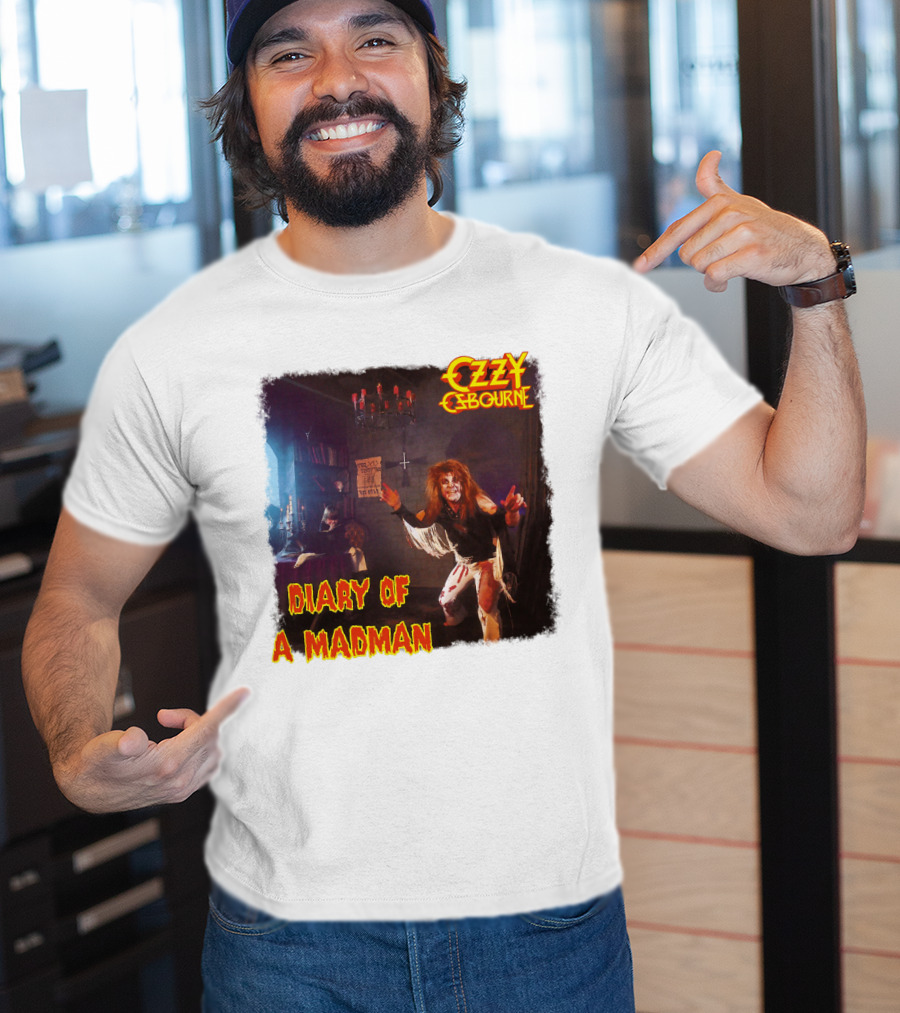 Ozzy Osbourne Diary Of A Madman Album Cover T-Shirt