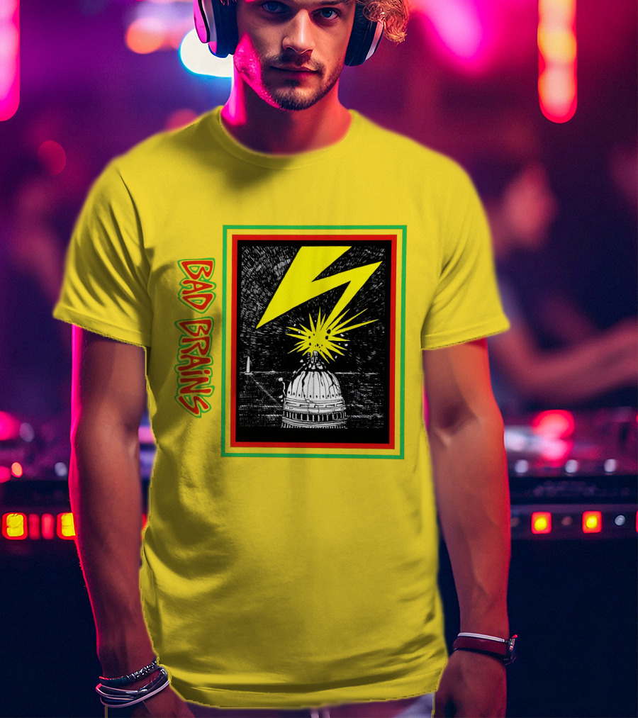 Bad Brains Capitol Lightning Bolt T-Shirt