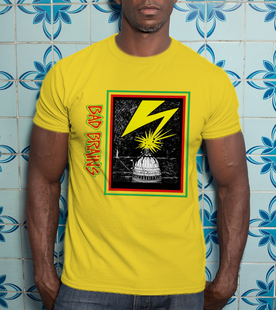 Bad Brains Capitol Lightning Bolt T-Shirt