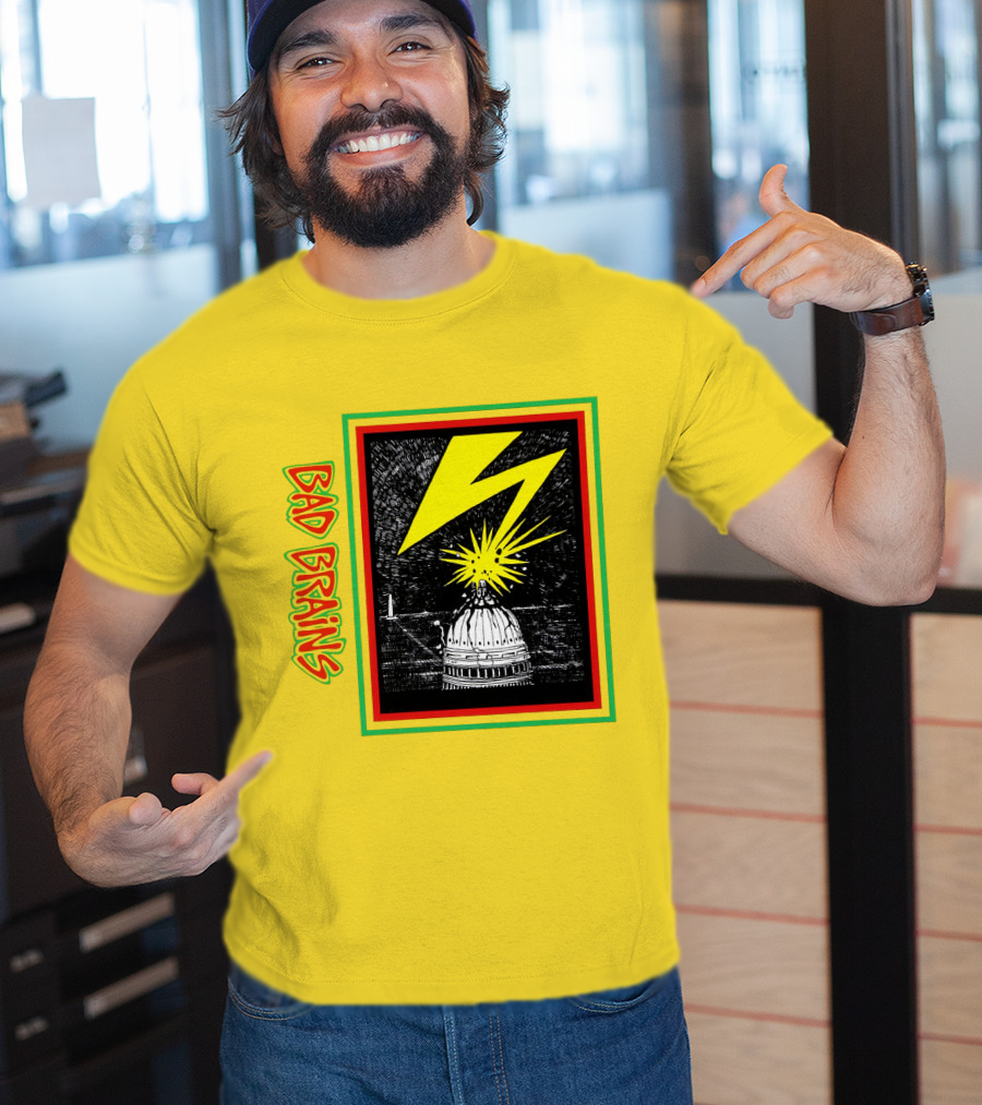 Bad Brains Capitol Lightning Bolt T-Shirt