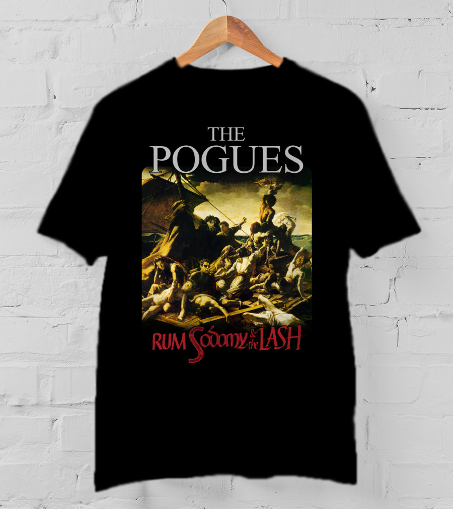 The Pogues Rum Sodomy And The Lash Album Cover Artwork T-Shirt