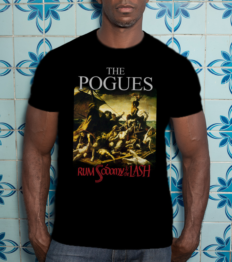 The Pogues Rum Sodomy And The Lash Album Cover Artwork T-Shirt