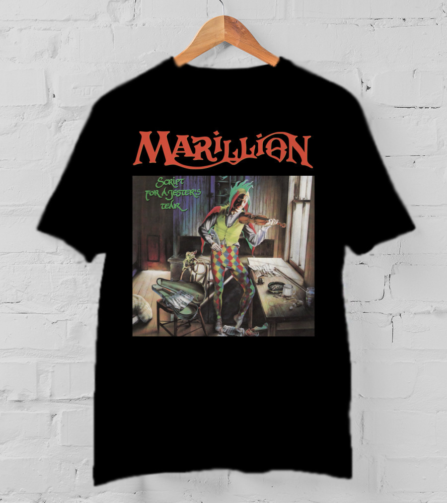 Marillion Script For A Jester's Tear Vintage Album T-Shirt