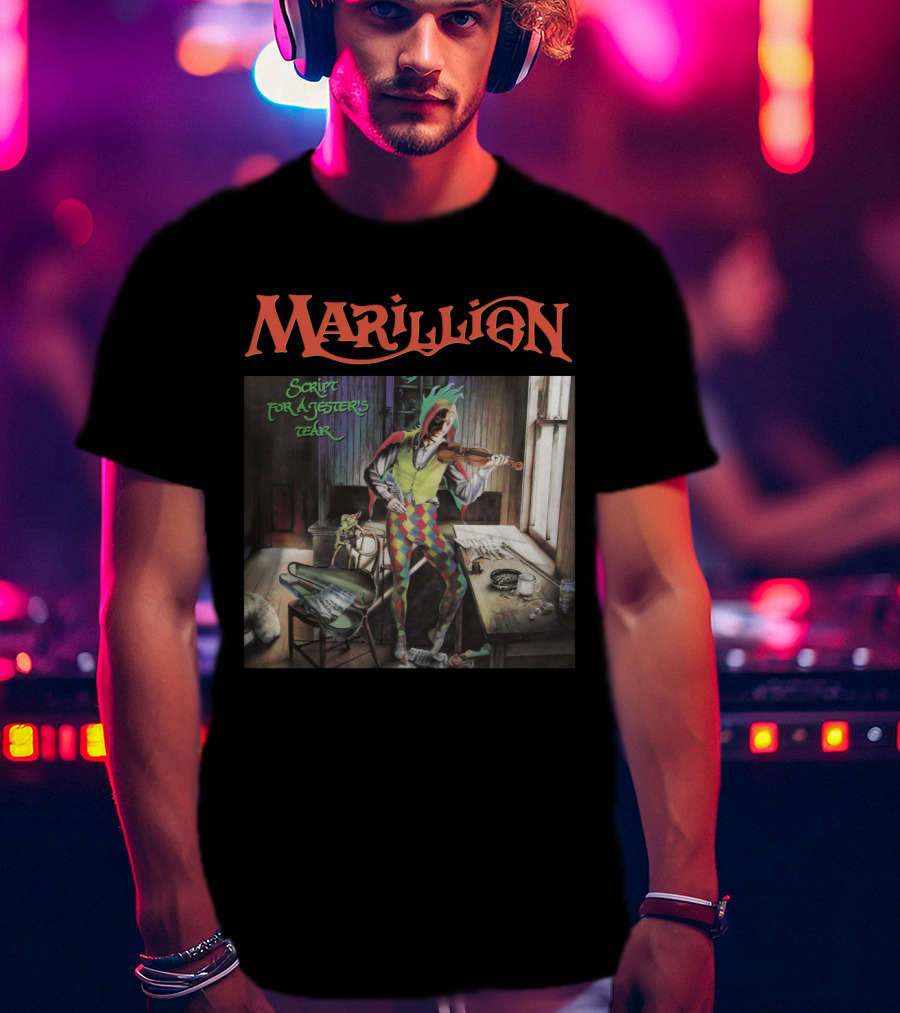 Marillion Script For A Jester's Tear Vintage Album T-Shirt