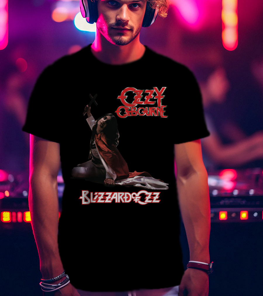 Ozzy Osbourne Blizzard Of Ozz Rock Album Art Classic T-Shirt