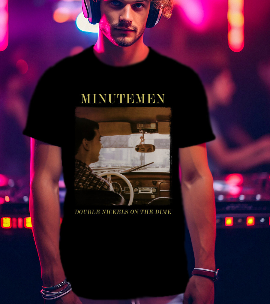 Minutemen Double Nickels On The Dime Album Cover Driving Scene T-Shirt