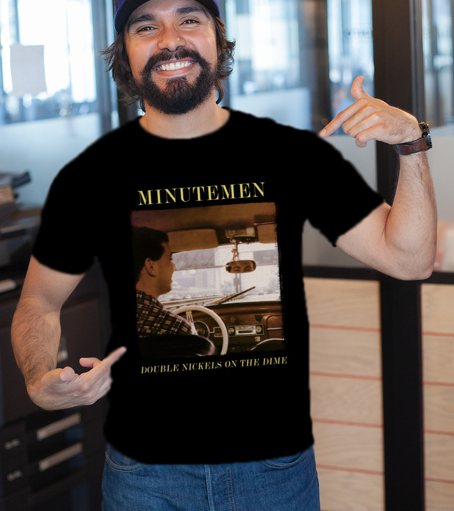 Minutemen Double Nickels On The Dime Album Cover Driving Scene T-Shirt