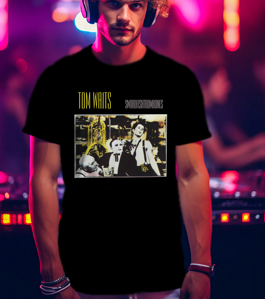 Tom Waits Swordfishtrombones Album Cover T-Shirt