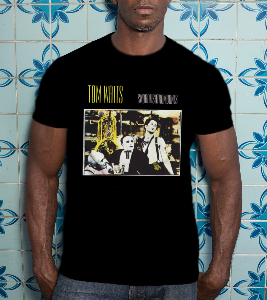 Tom Waits Swordfishtrombones Album Cover T-Shirt