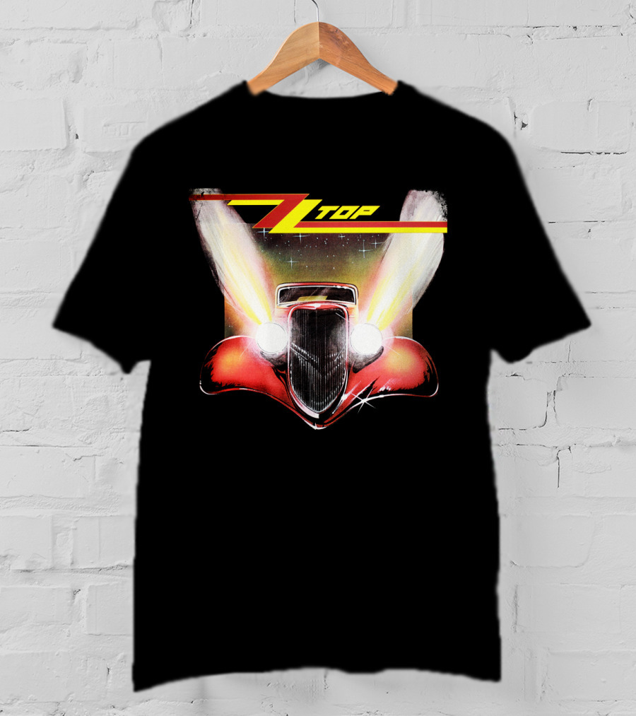 Zz Top Eliminator Hot Rod Album Cover Vintage 80S Band Merch T-Shirt