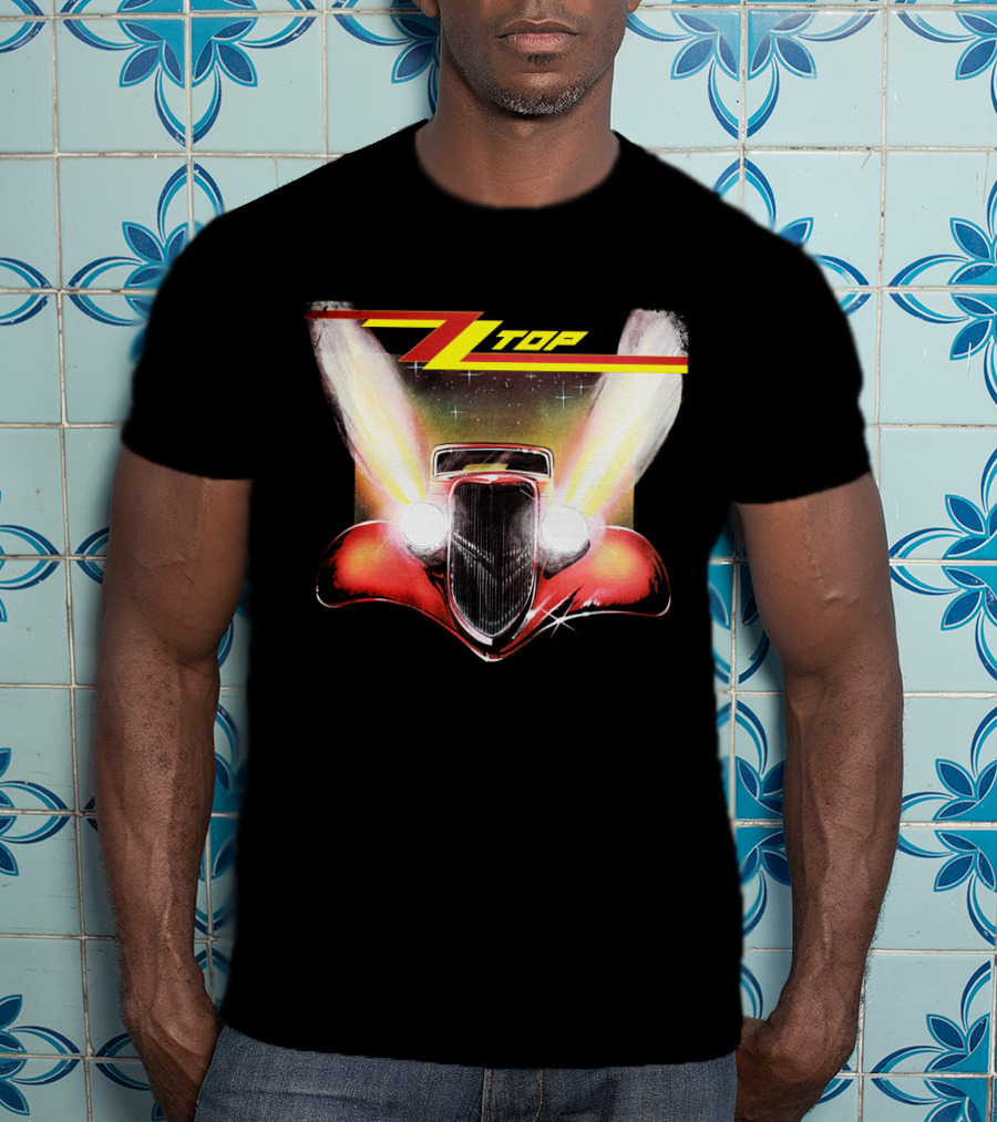 Zz Top Eliminator Hot Rod Album Cover Vintage 80S Band Merch T-Shirt