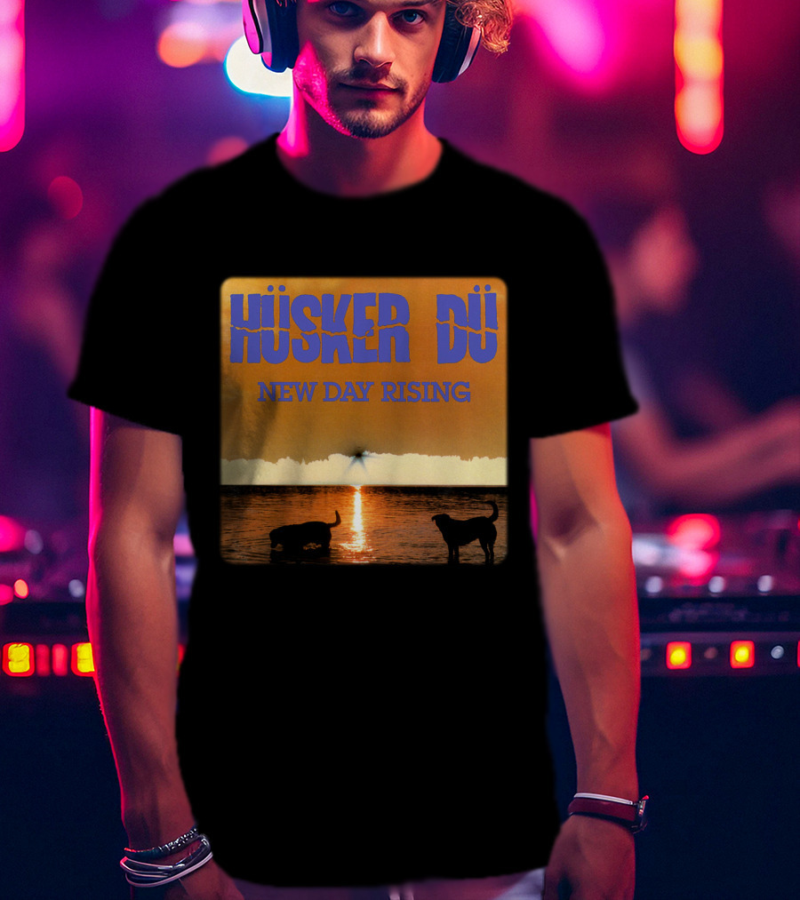 Hüsker Dü New Day Rising Sunrise Dogs T-Shirt