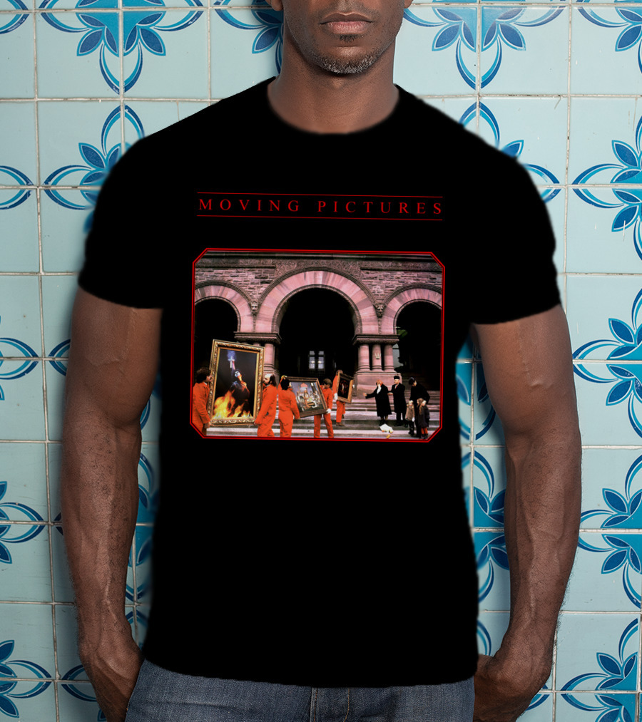 Rush Moving Pictures Album Cover Archway Scene T-Shirt