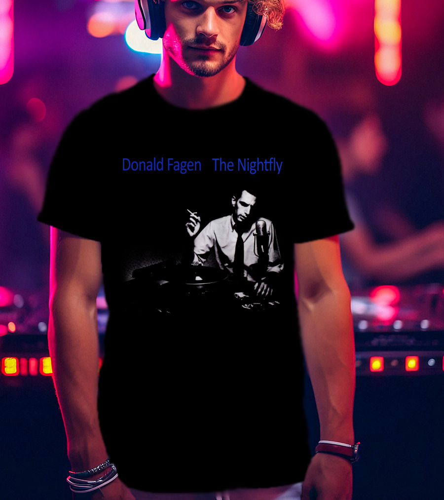 Donald Fagen The Nightfly Jazz Radio Host T-Shirt