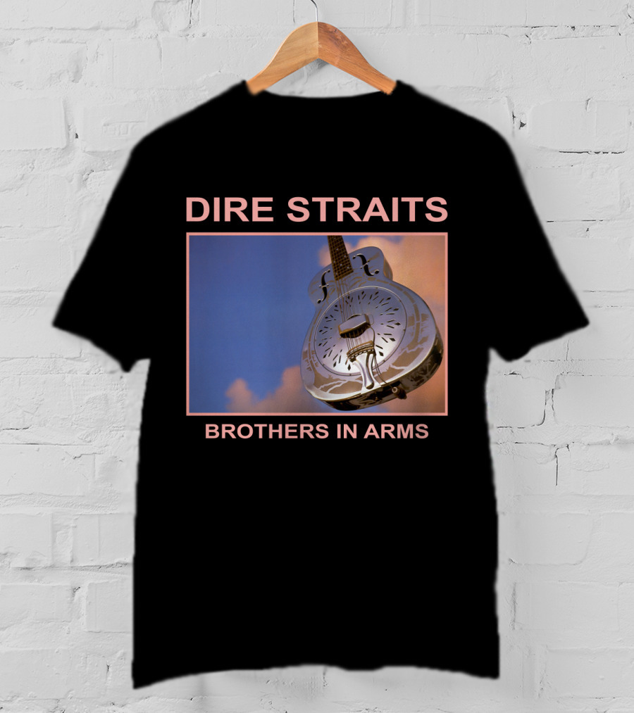 Dire Straits Brothers In Arms Steel Guitar T-Shirt
