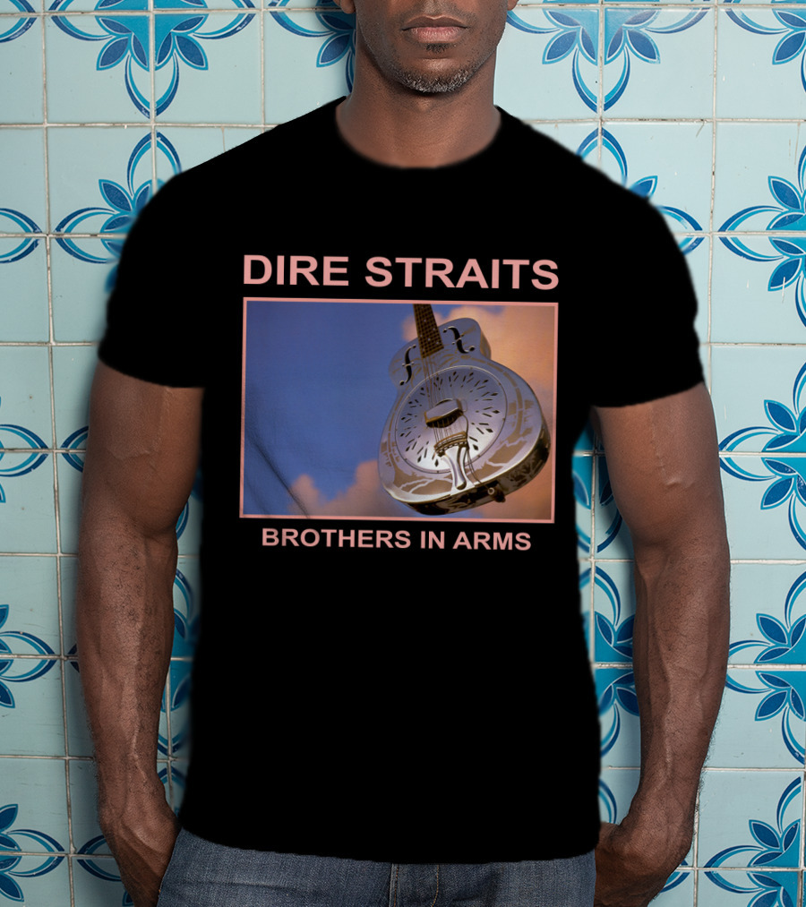 Dire Straits Brothers In Arms Steel Guitar T-Shirt