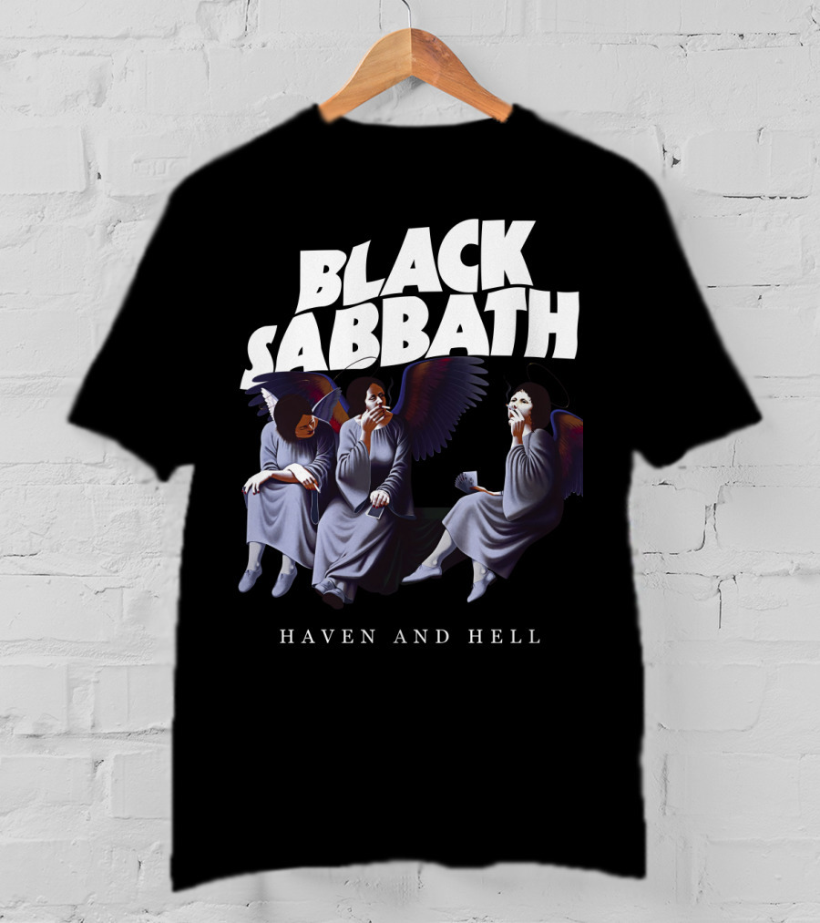 Black Sabbath Heaven And Hell Angels T-Shirt
