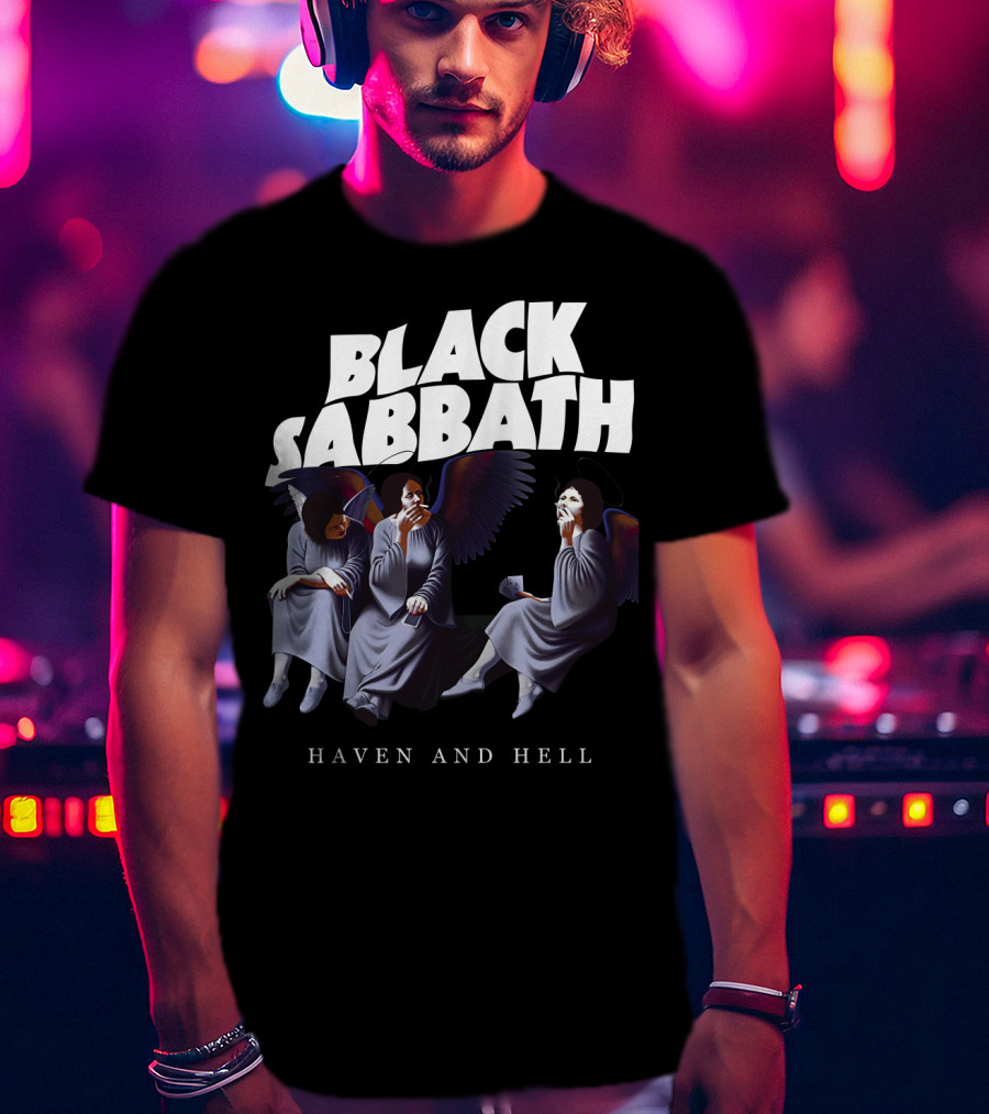 Black Sabbath Heaven And Hell Angels T-Shirt