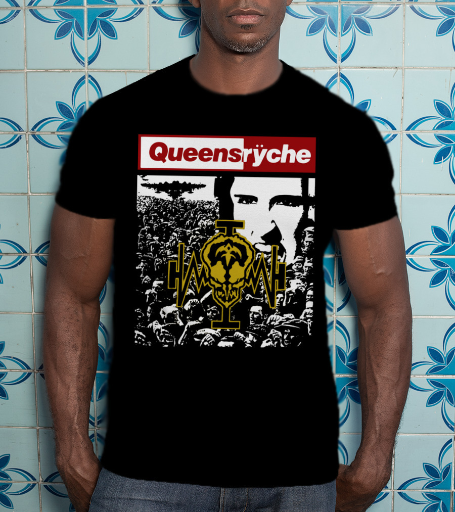 Queensrÿche Operation Mindcrime Album Artwork Iconic Skull T-Shirt