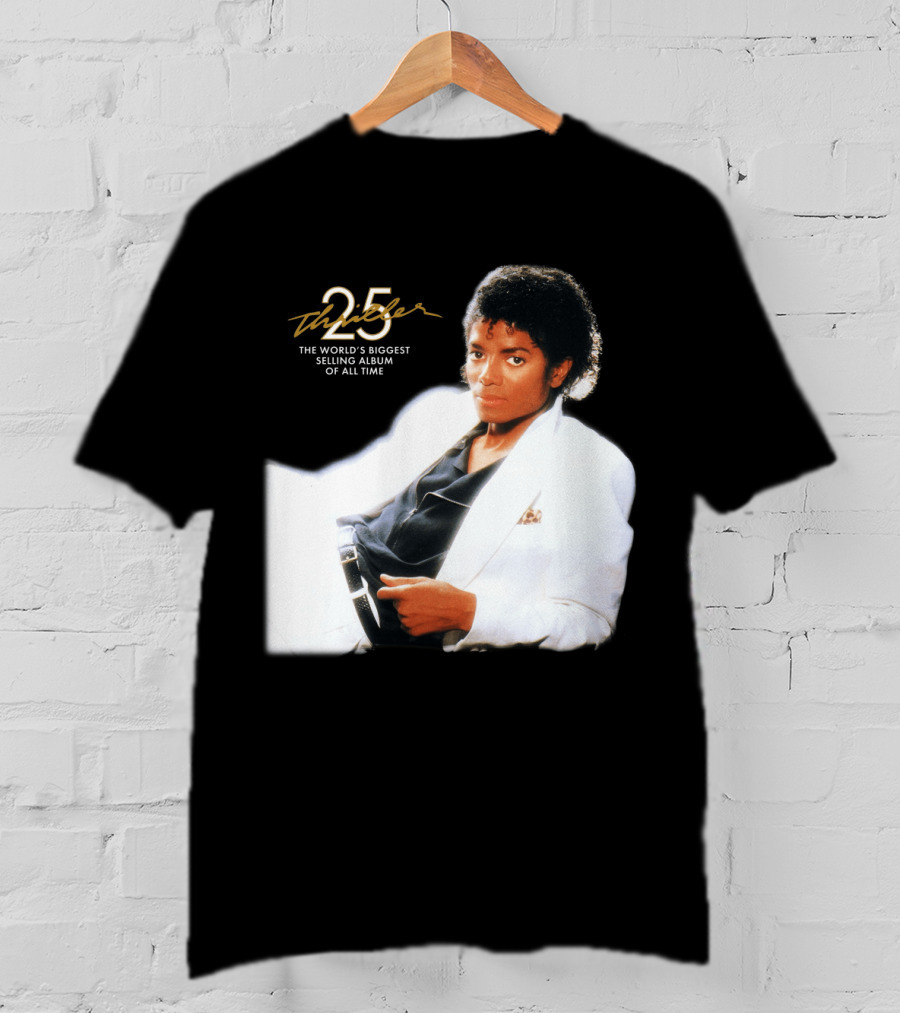25 Thriller The World's Biggest Selling Album Of All Time T-Shirt